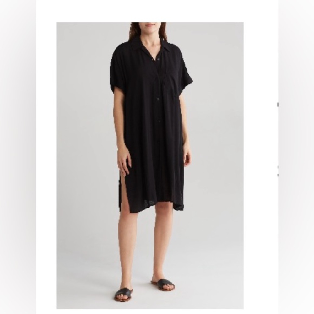NORDSTROM Everyday Button-Down Beach Cover-Up
Tunic